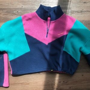 iets frans colorblock ski quarter zip